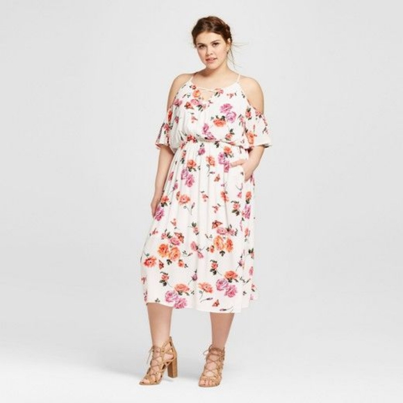 Xhilaration Dresses & Skirts - Xhilaration Ruffle Maxi Dress 4X